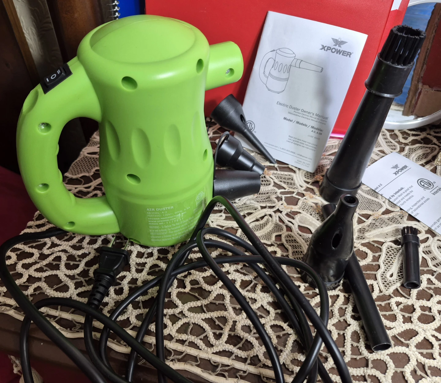 XPOWER Air Duster A-2