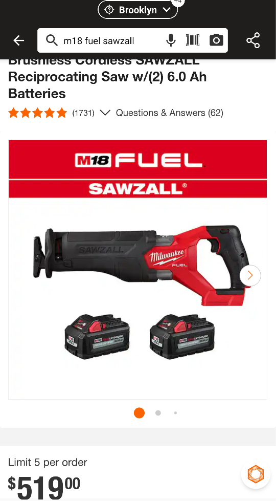 M18 Milwaukee FUEL Gen-2 SAWZALL PRO-Combo Kit - photo 2