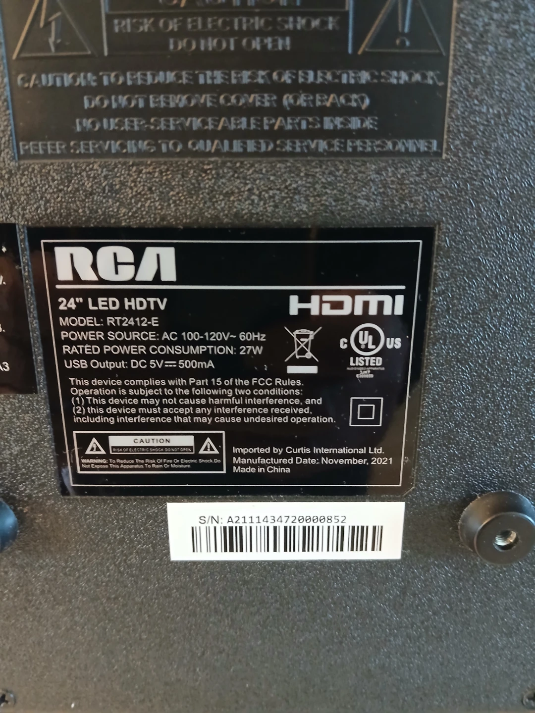 RCA 24" LED HDTV/ Monitor (NEW) - photo 5