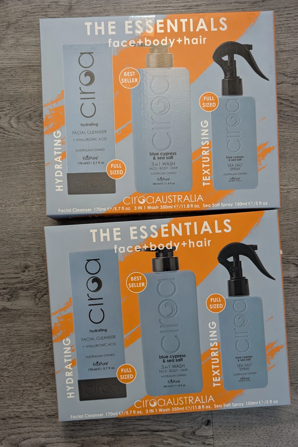 Cirqa Australia The Essentials Face+Body+Hair Set