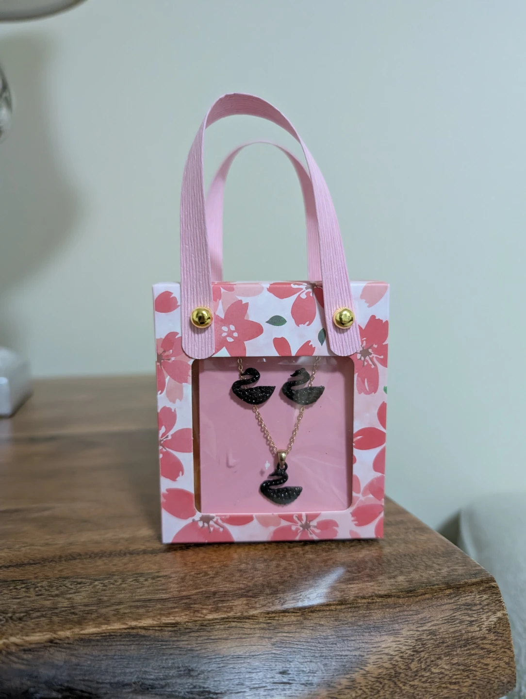 NUSH Black Swan Birthday gift set.