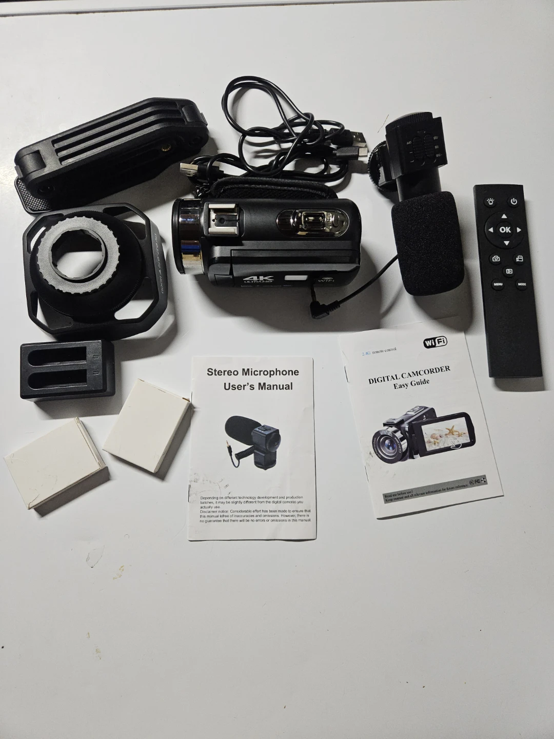 4K Ultra HD WiFi Digital Camcorder with Stereo Microphone - photo 2