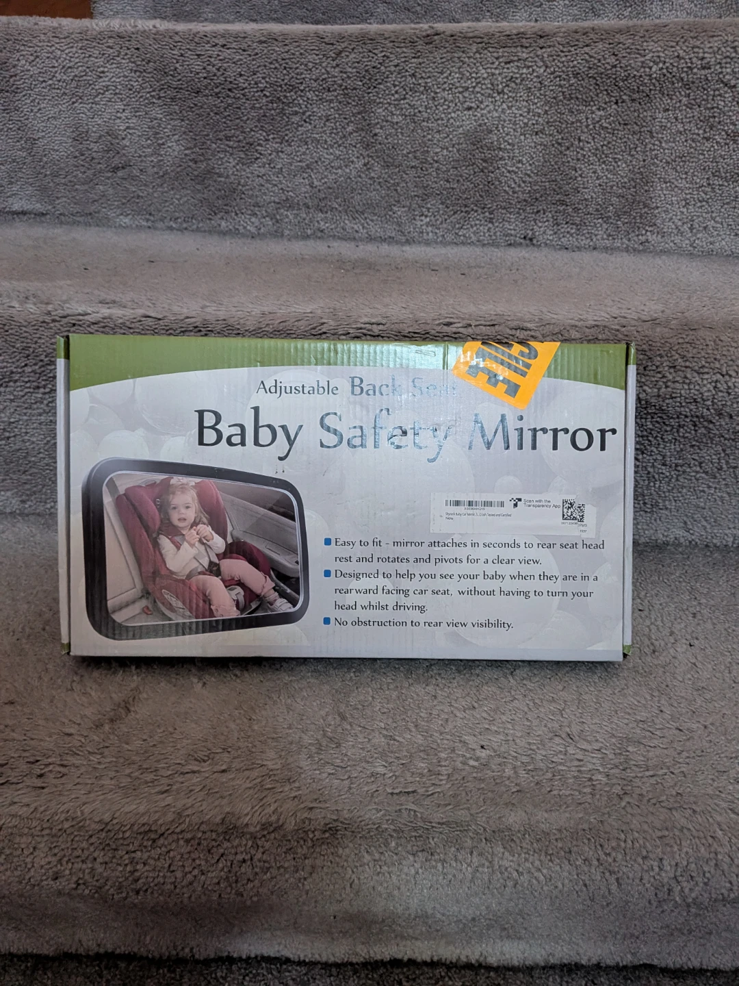 Baby Safety Mirror for Adjustable Back Seat - photo 3