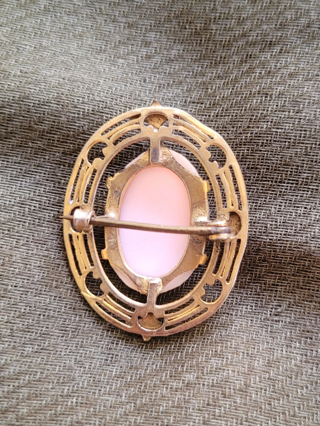 Vintage Cameo Brooch Pendant - photo 2