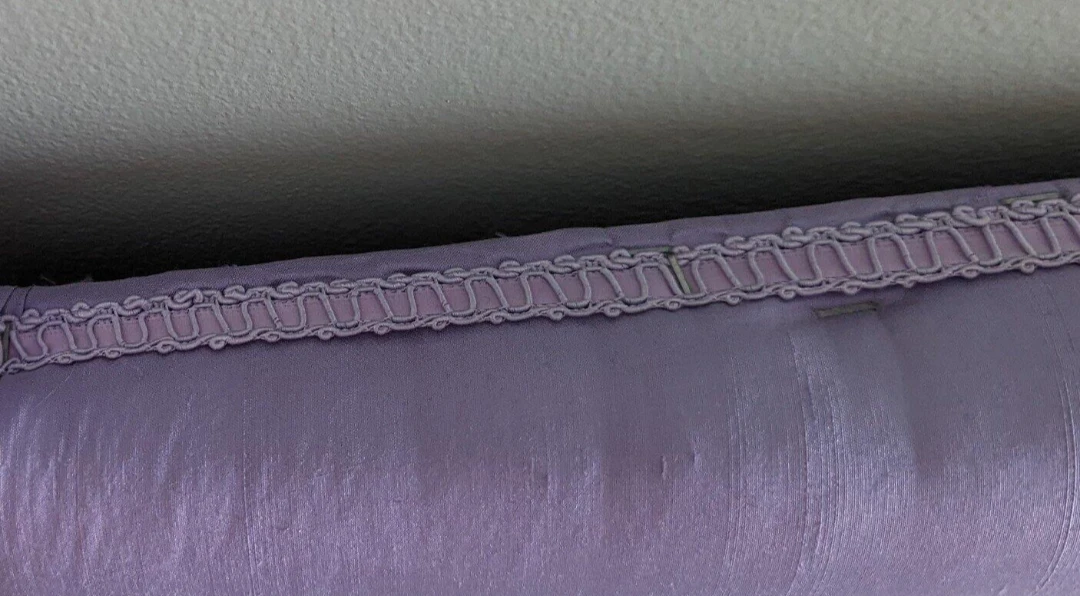 Custom-Made dupioni silk and velvet custom headboard - photo 5
