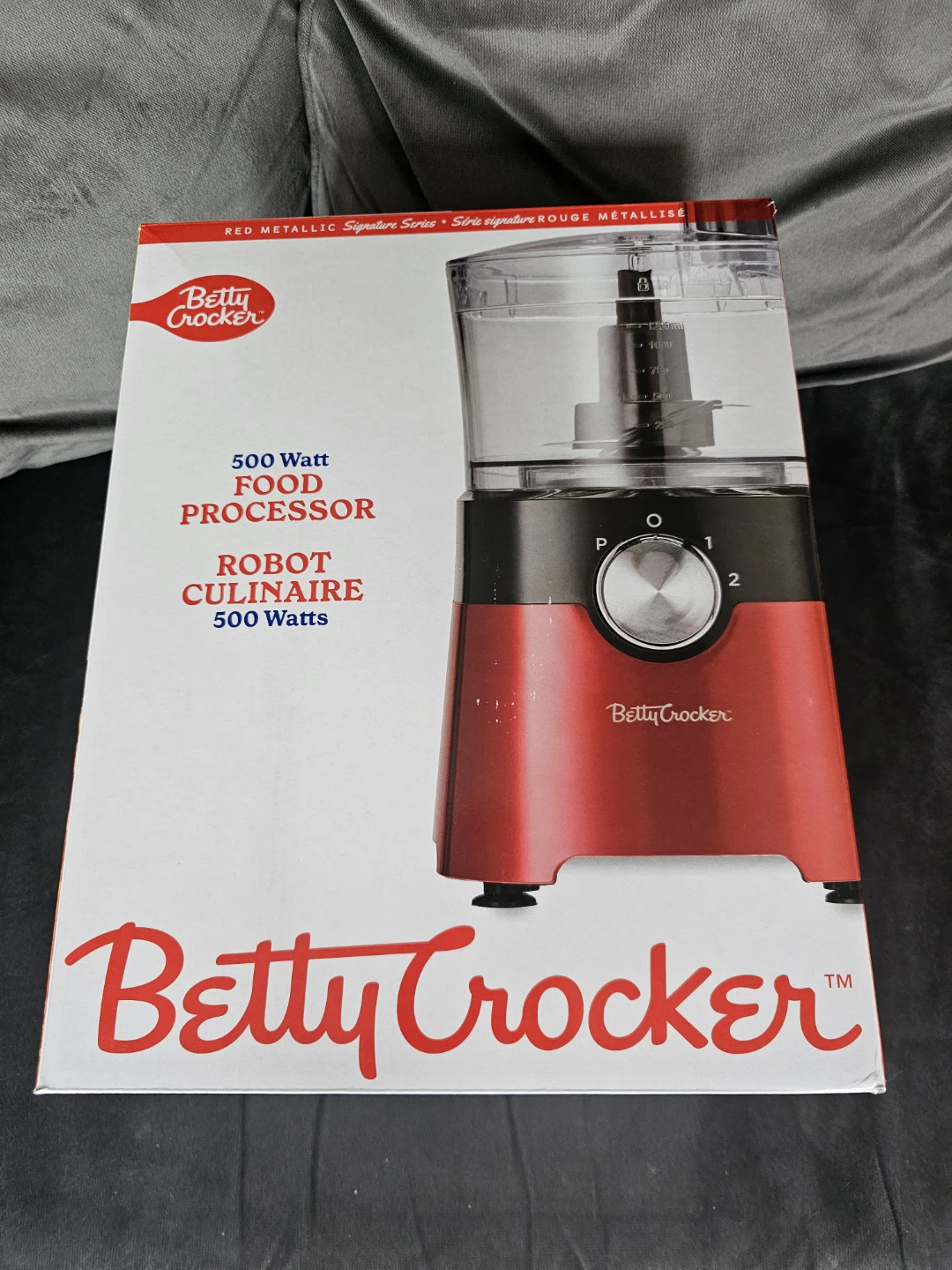 Betty Crocker 8-Cup/2.0 L Food Processor, 500 Watts