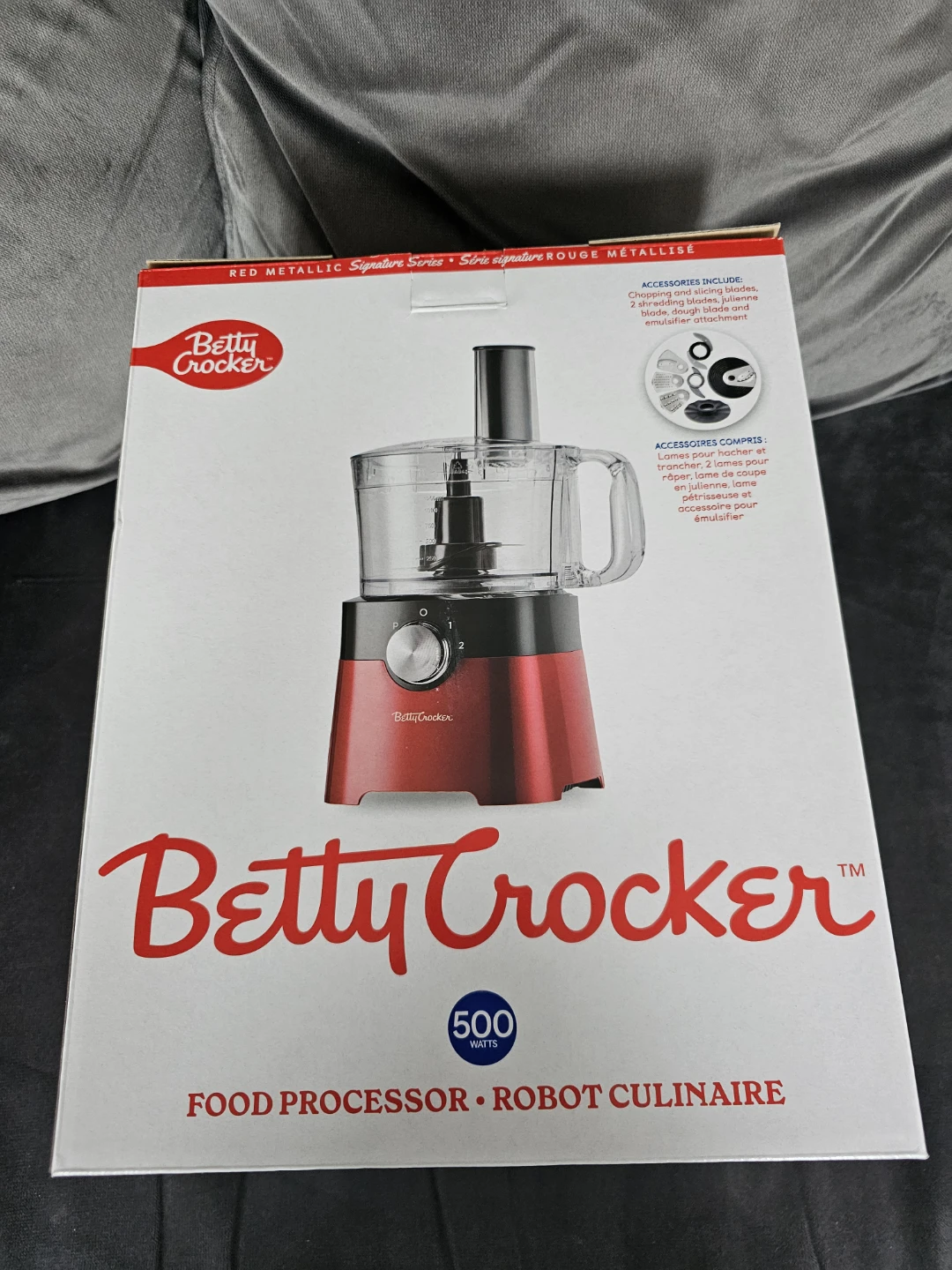 Betty Crocker 8-Cup/2.0 L Food Processor, 500 Watts - photo 3
