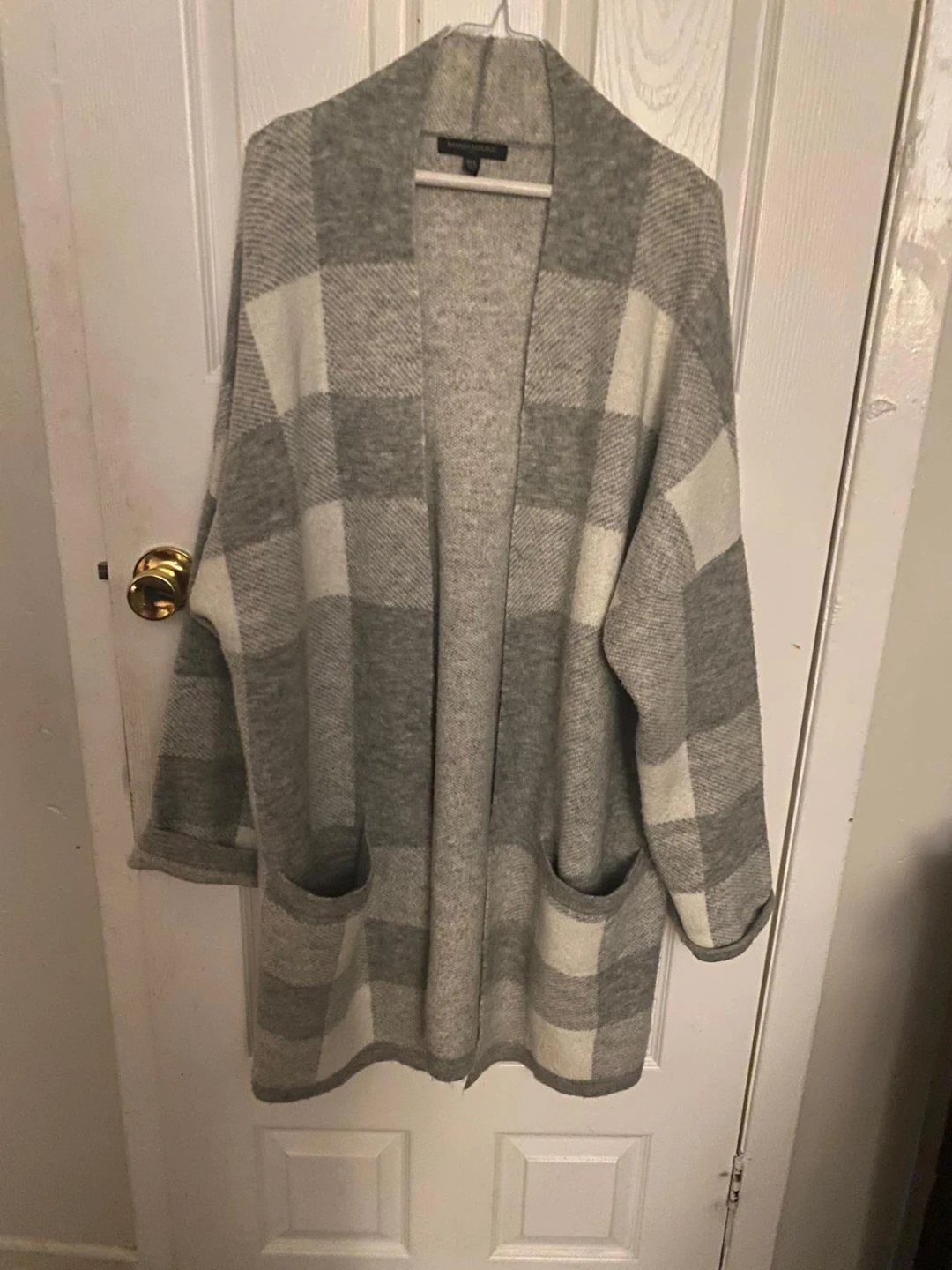 Banana Republic Plaid Open Front Cardigan - photo 2