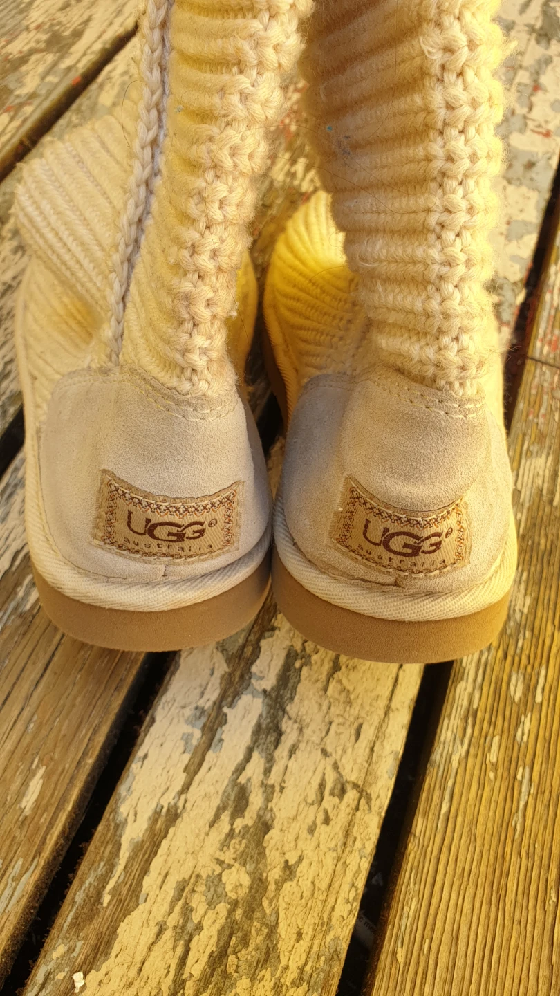 UGG Australia Knit Boots with Buttons