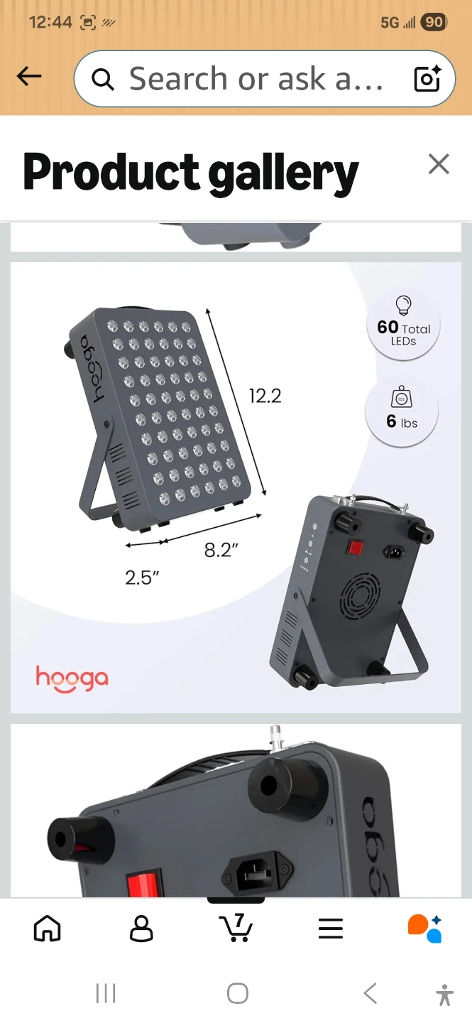 Hooga Red Light Therapy Panel 60 LEDs - photo 3