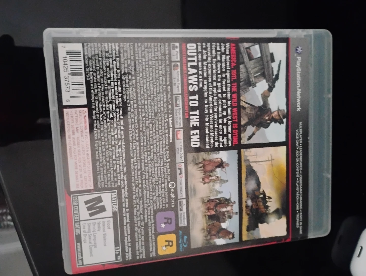 PlayStation 3 Red Dead Redemption Video Game - photo 3