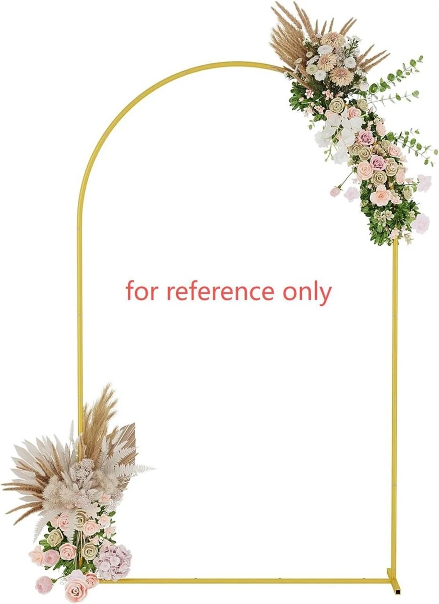 Gold Arch Wedding Ceremony Backdrop Stand