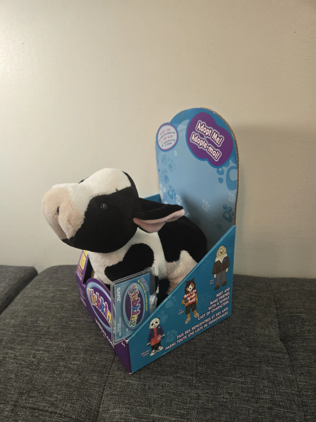 Webkinz Cow Plush Toy