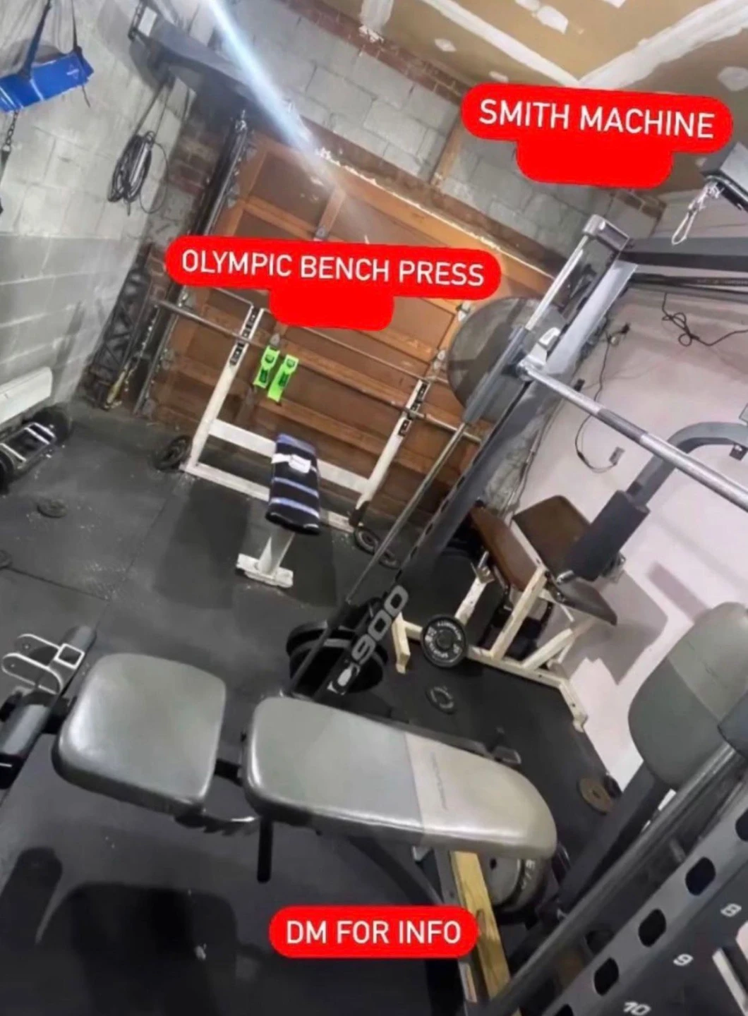 Complete Home Gym Setup - Smith Machine & Olympic Bench - photo 2