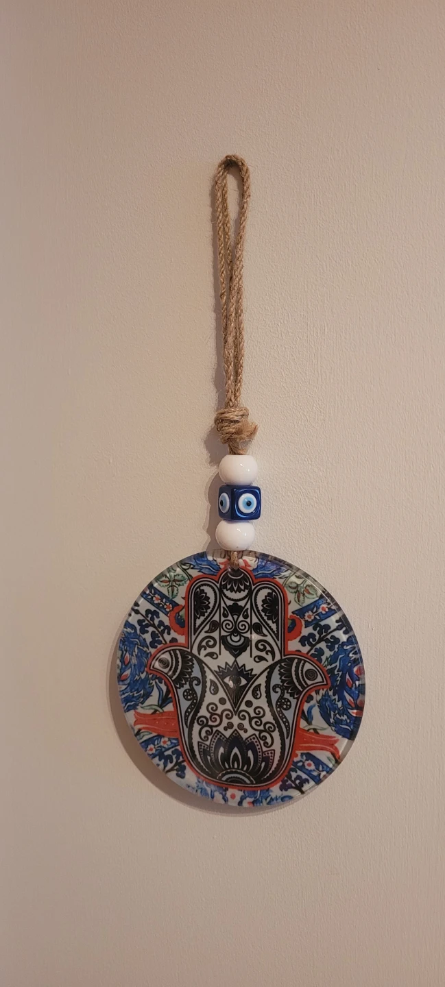 New Hamsa Hand Evil Eye Wall Hanging