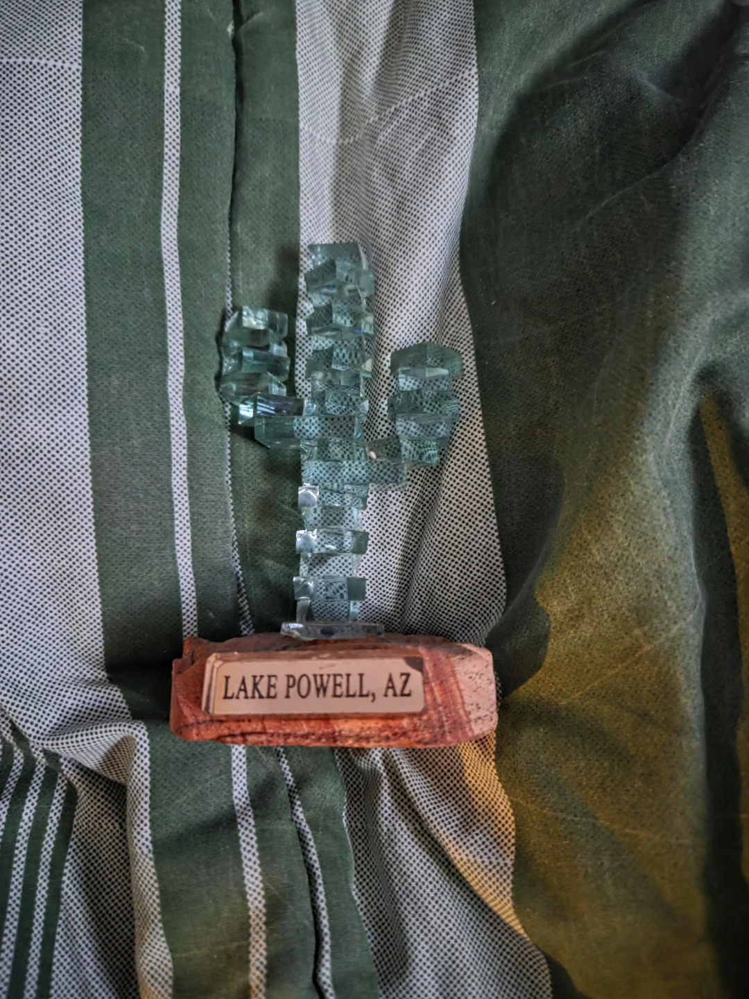 Glass Cactus Figurine - Lake Powell, AZ