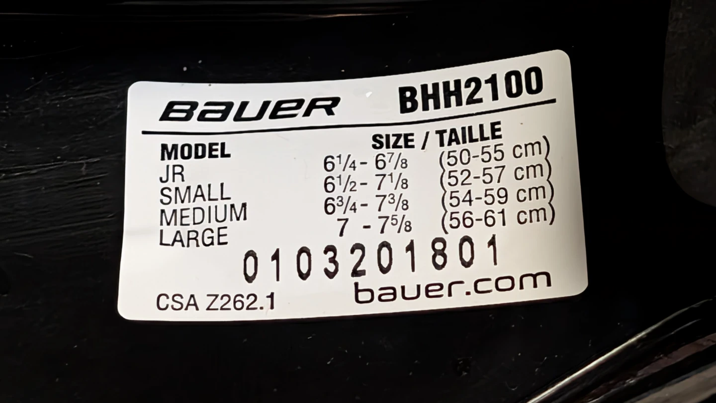 Bauer BHH2100 Hockey Helmet with Cage - Youth - photo 5