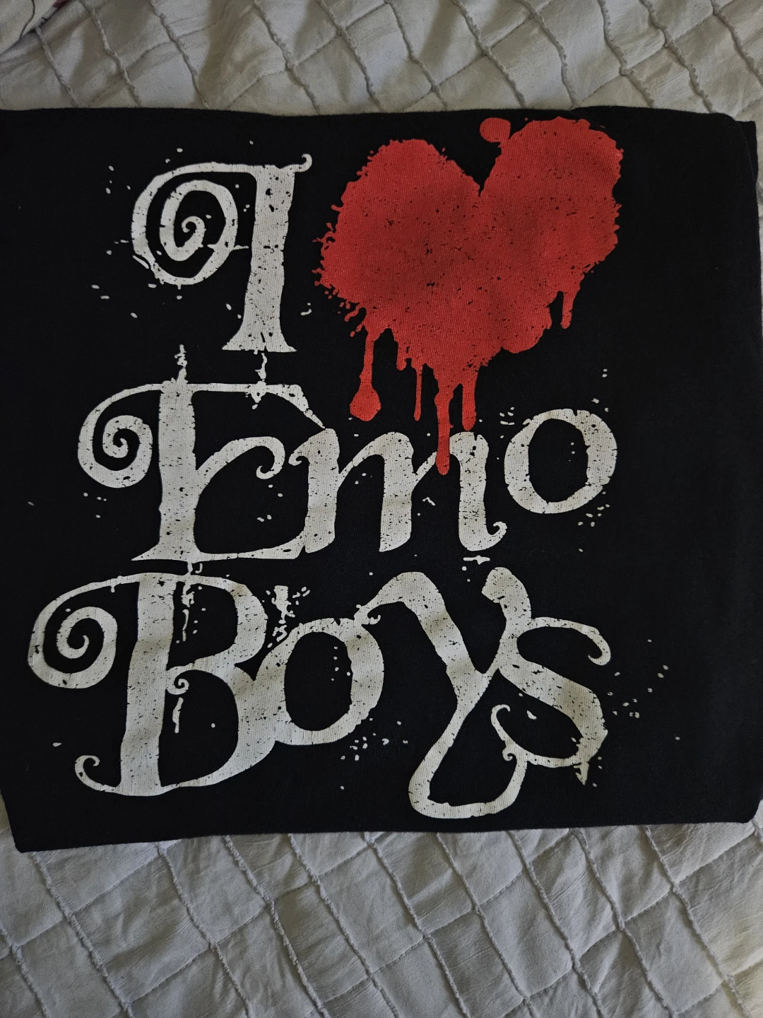 Spencer's "I Love Emo Boys" T-Shirt - Medium