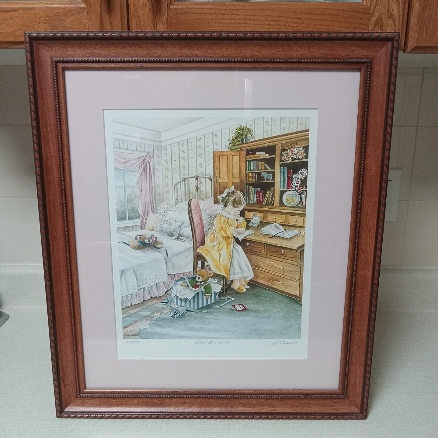 Limited Edition S Deaville "Dear Grandma" Framed Print - photo 2