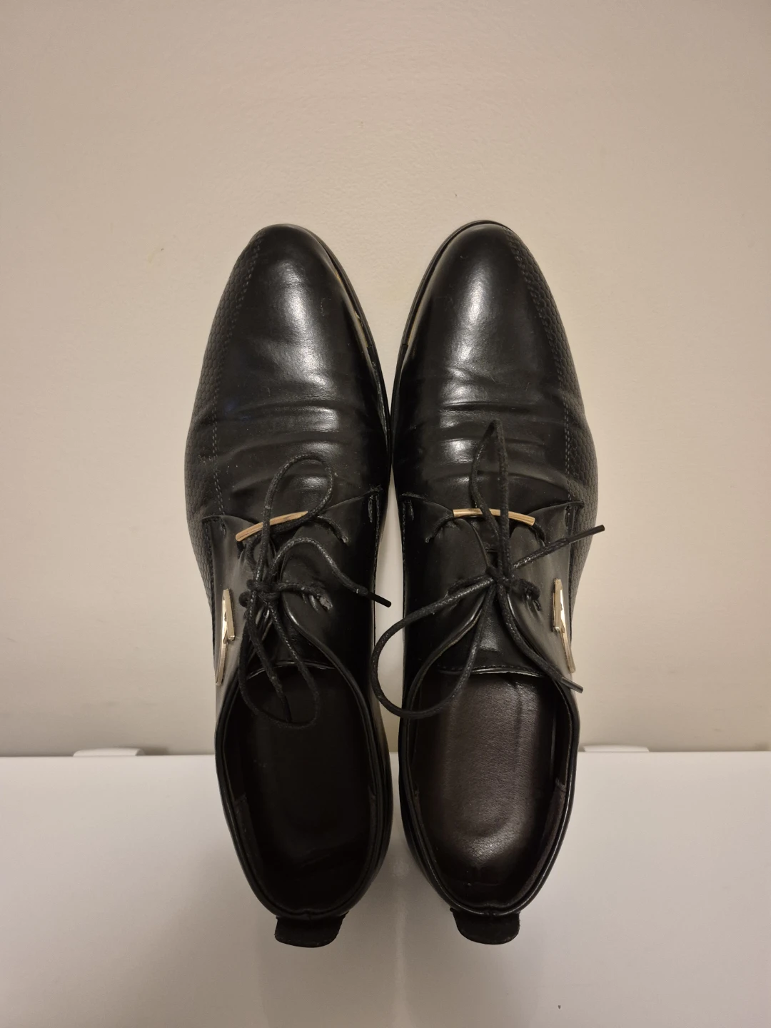 Men's Black Dress Shoes Size 11 - photo 5