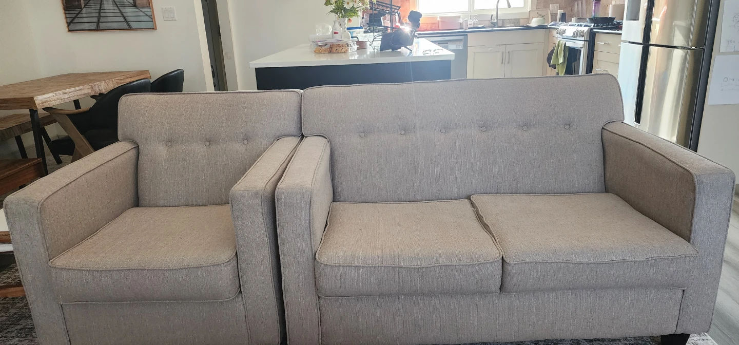 Modern Beige Sectional Sofa - photo 5