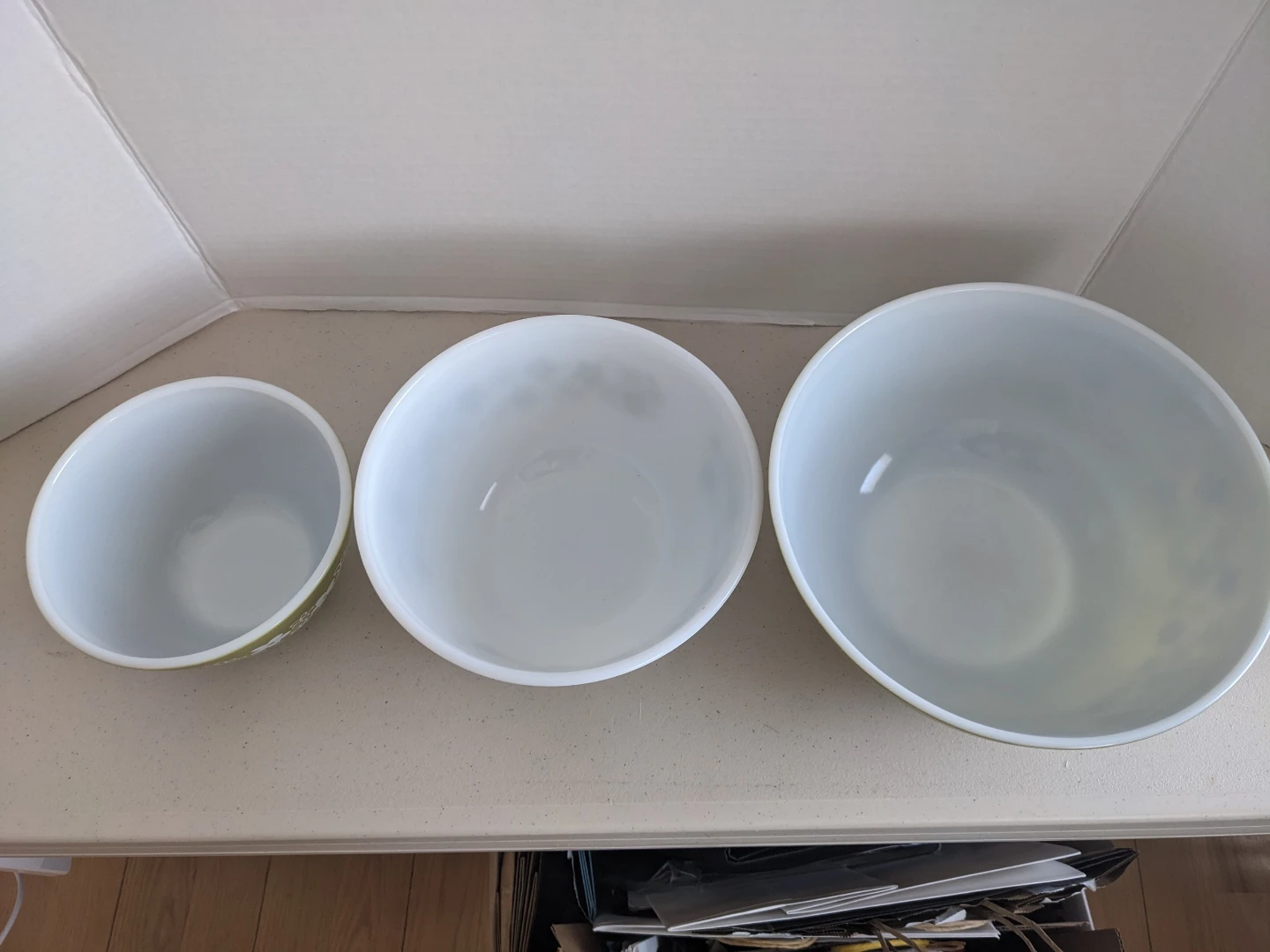 Vintage Pyrex Mixing Bowls - Set of 3 - photo 5