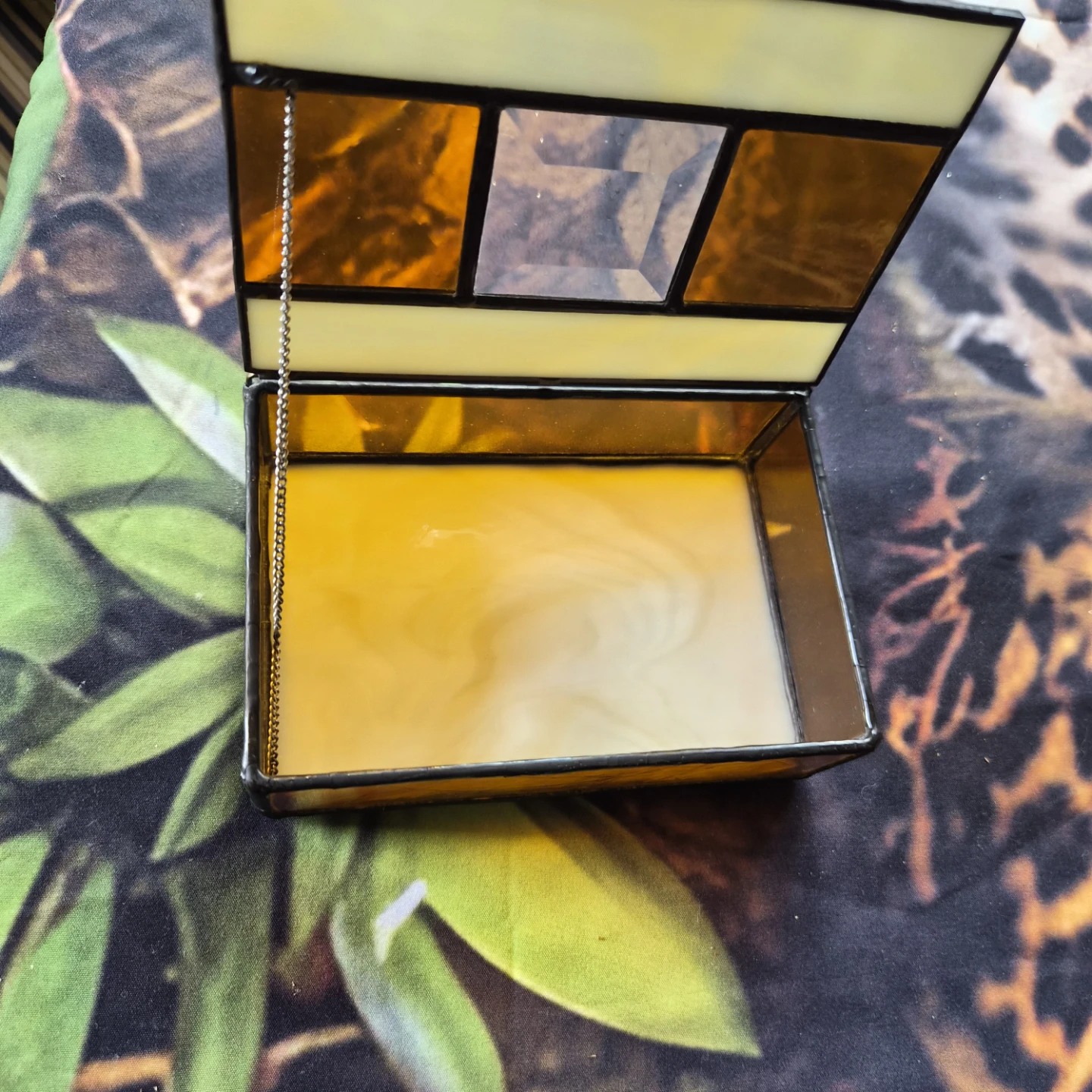 Stained Glass Trinket Box