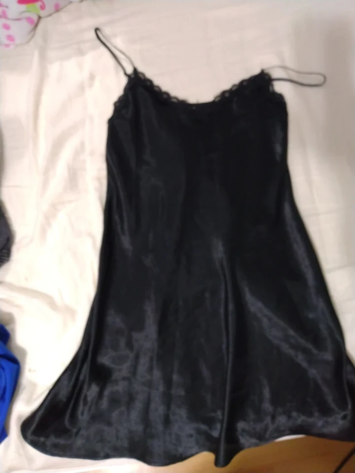 Marisa Black Slip Dress