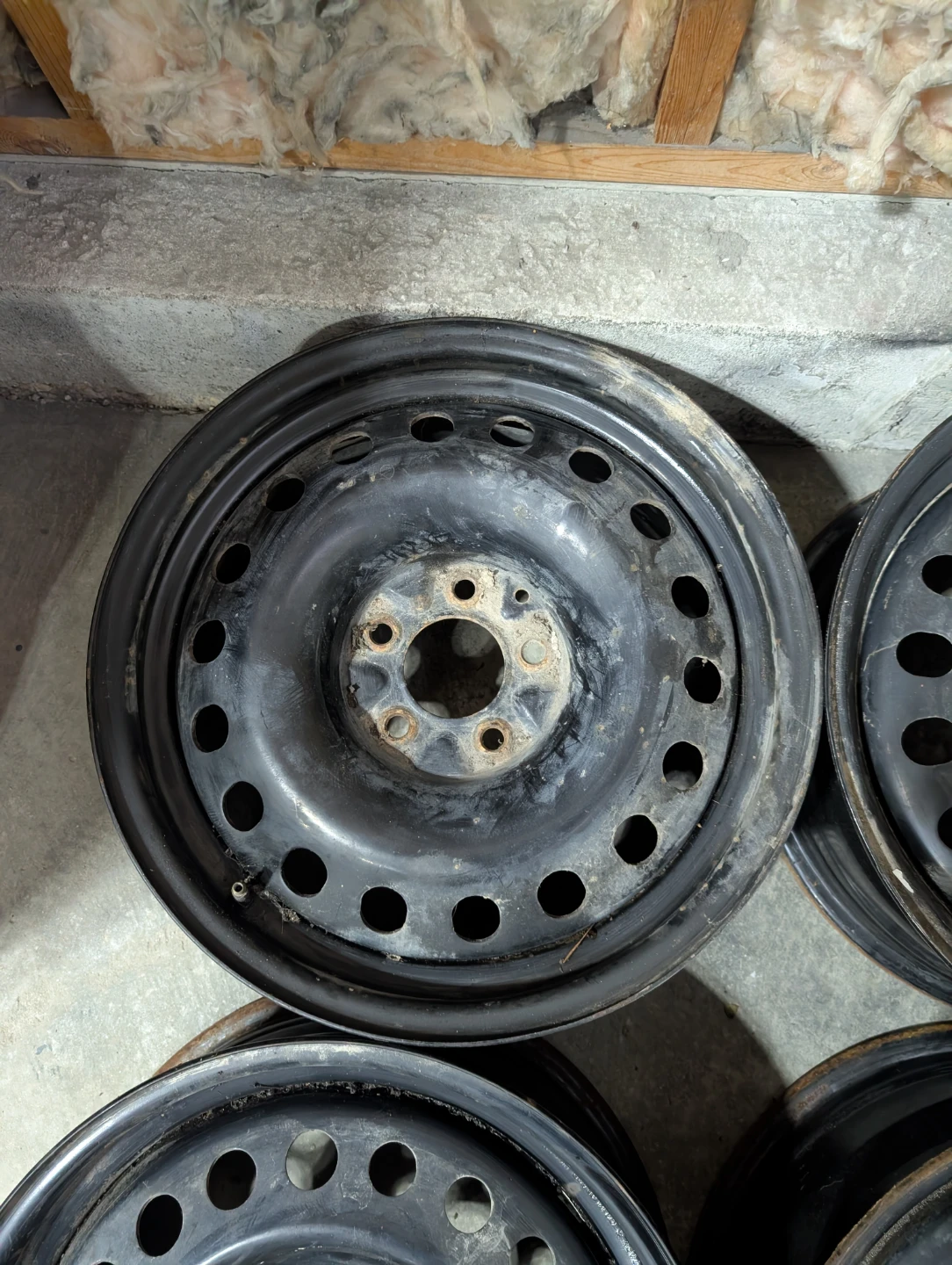 (4)-17 inch steel rims 5x114.3 - photo 5