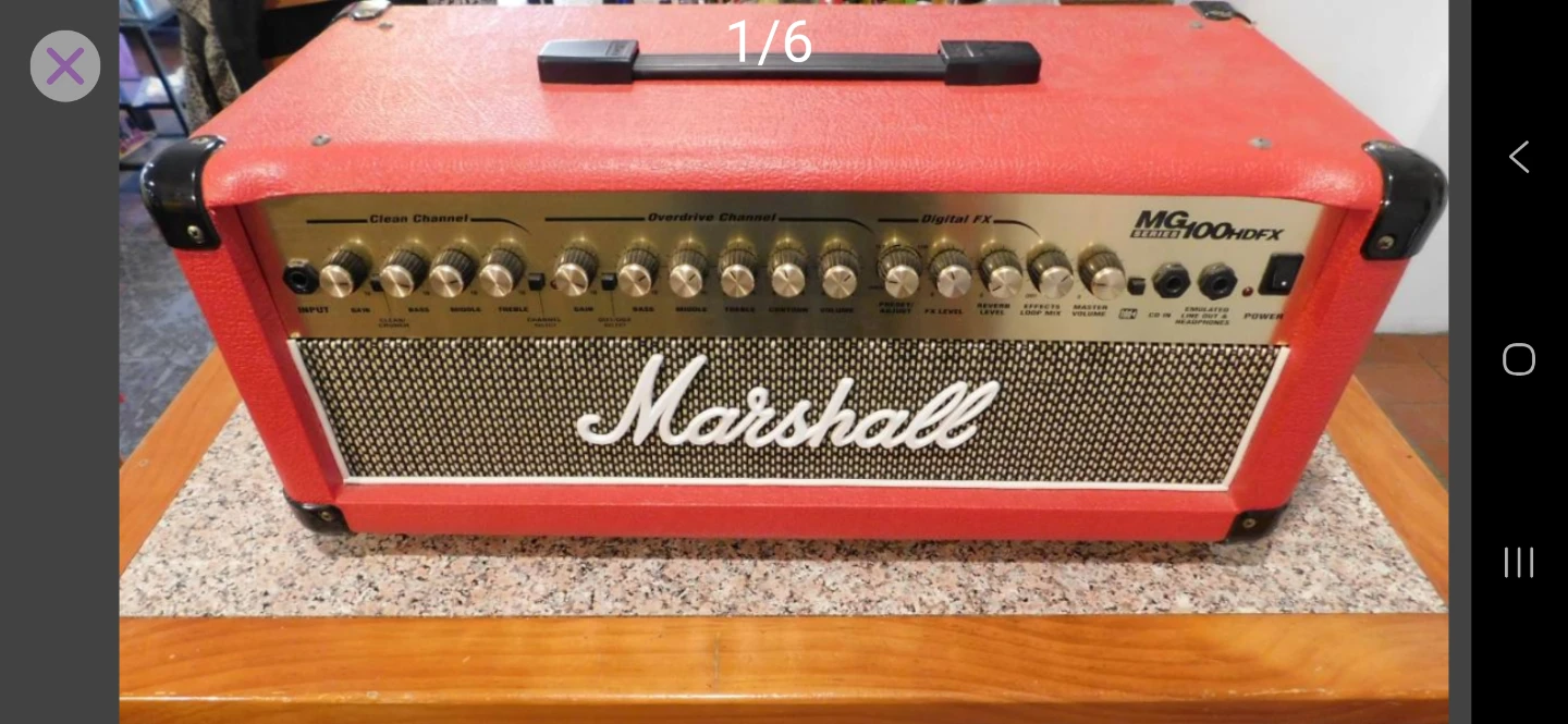 Marshall MG100HDFX Amplifier Head