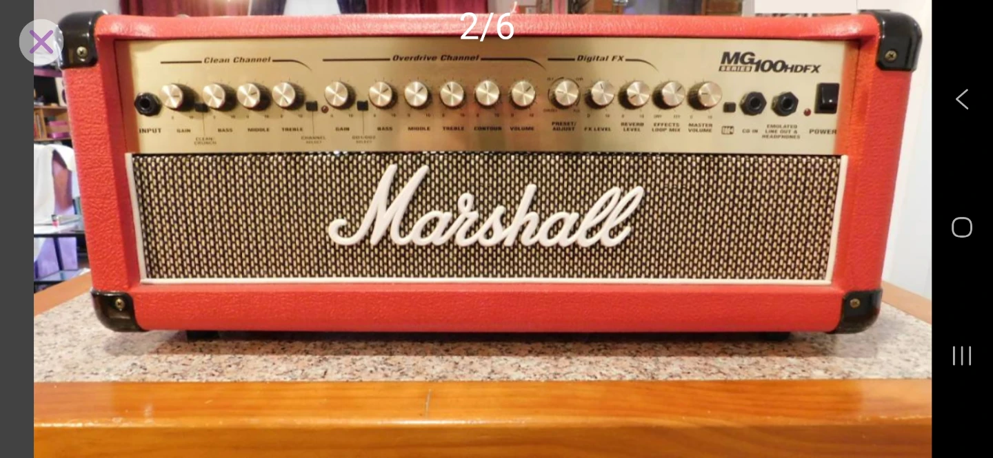 Marshall MG100HDFX Amplifier Head - photo 2