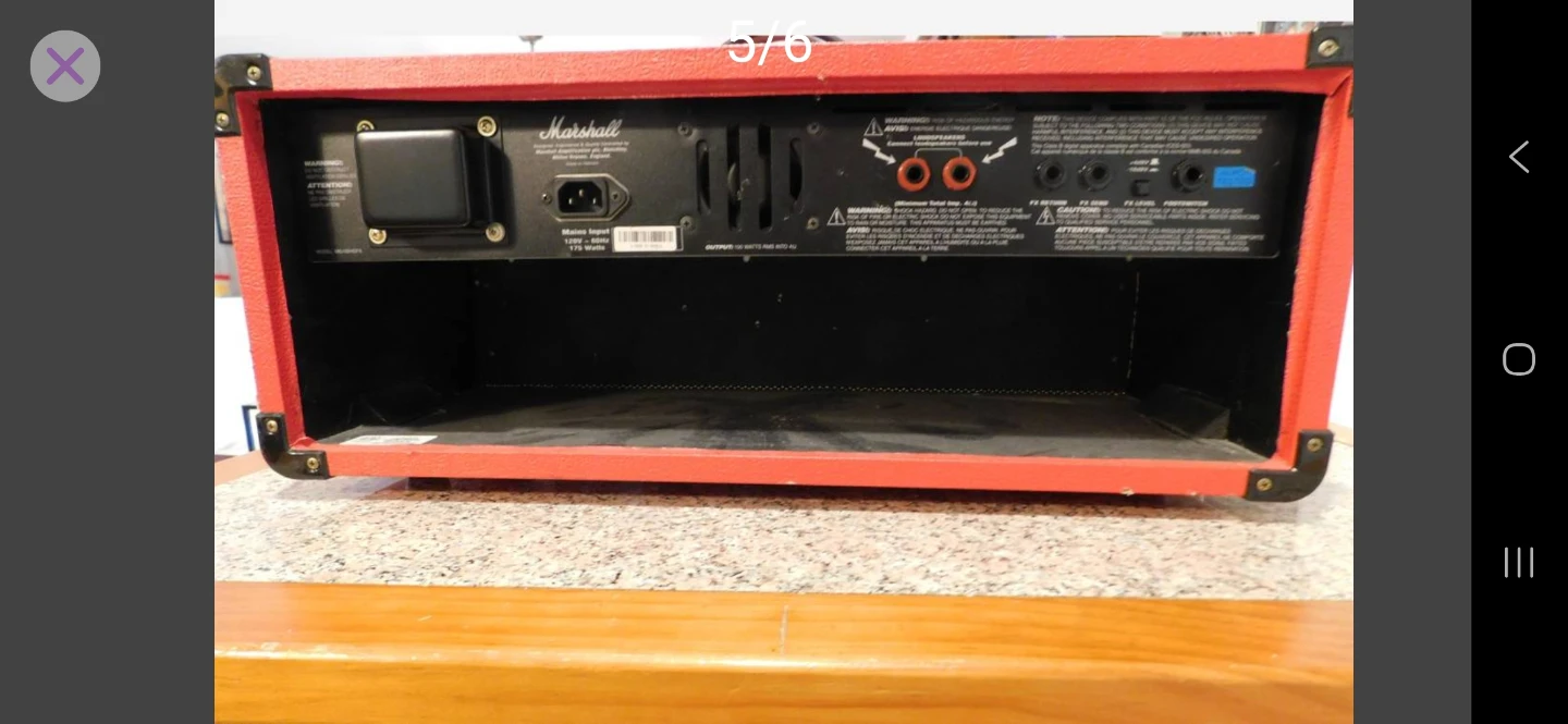 Marshall MG100HDFX Amplifier Head - photo 5