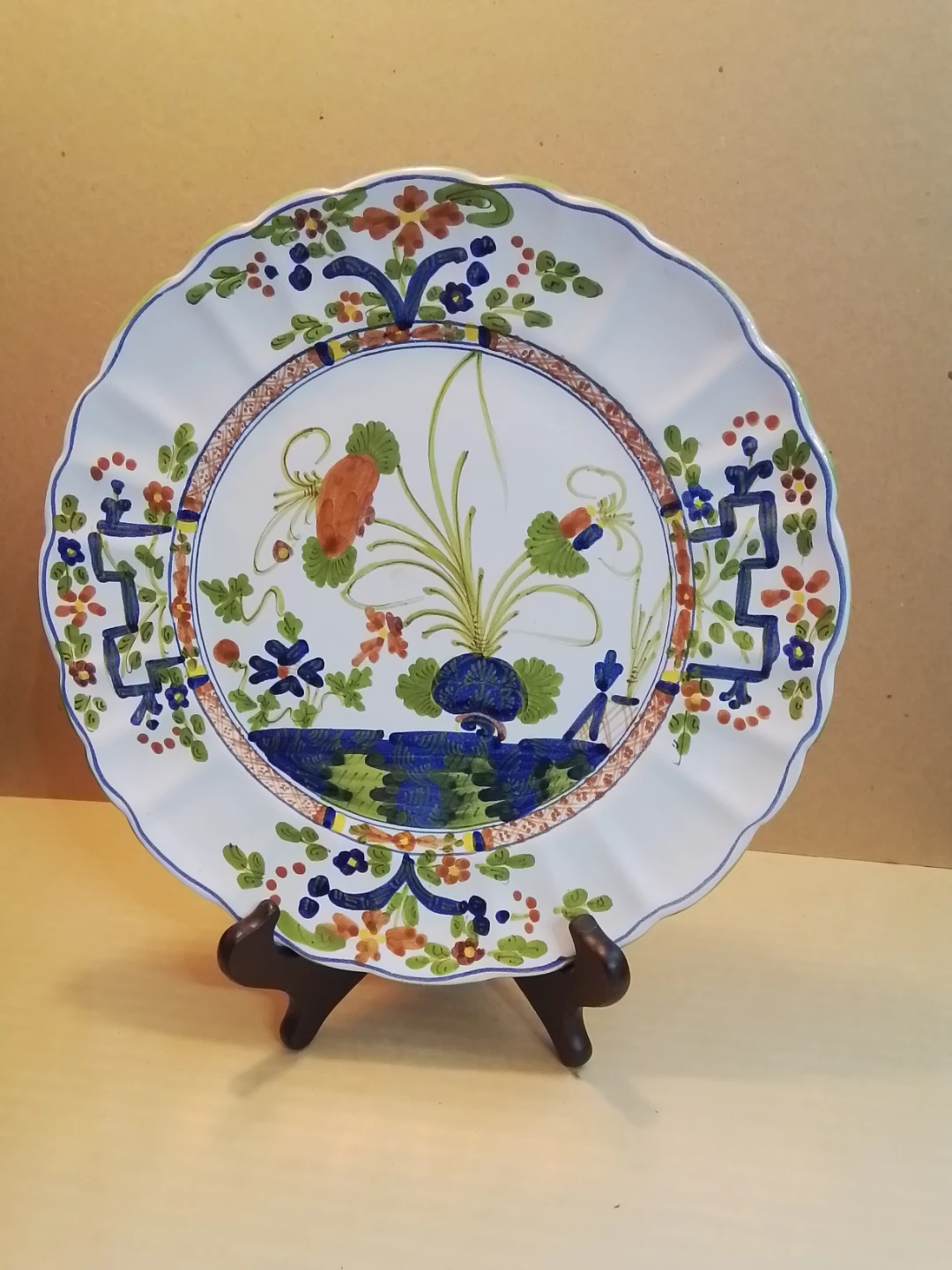 Vintage Hand Painted by Marinella Melandri Italian Majolica
