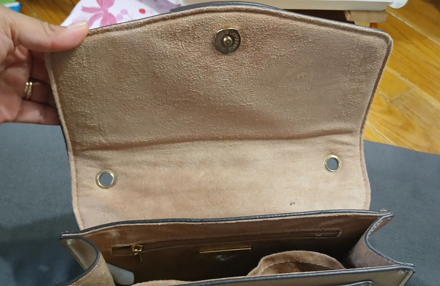 Steve Madden Pink Satchel Handbag with Matching Cardholder - photo 5