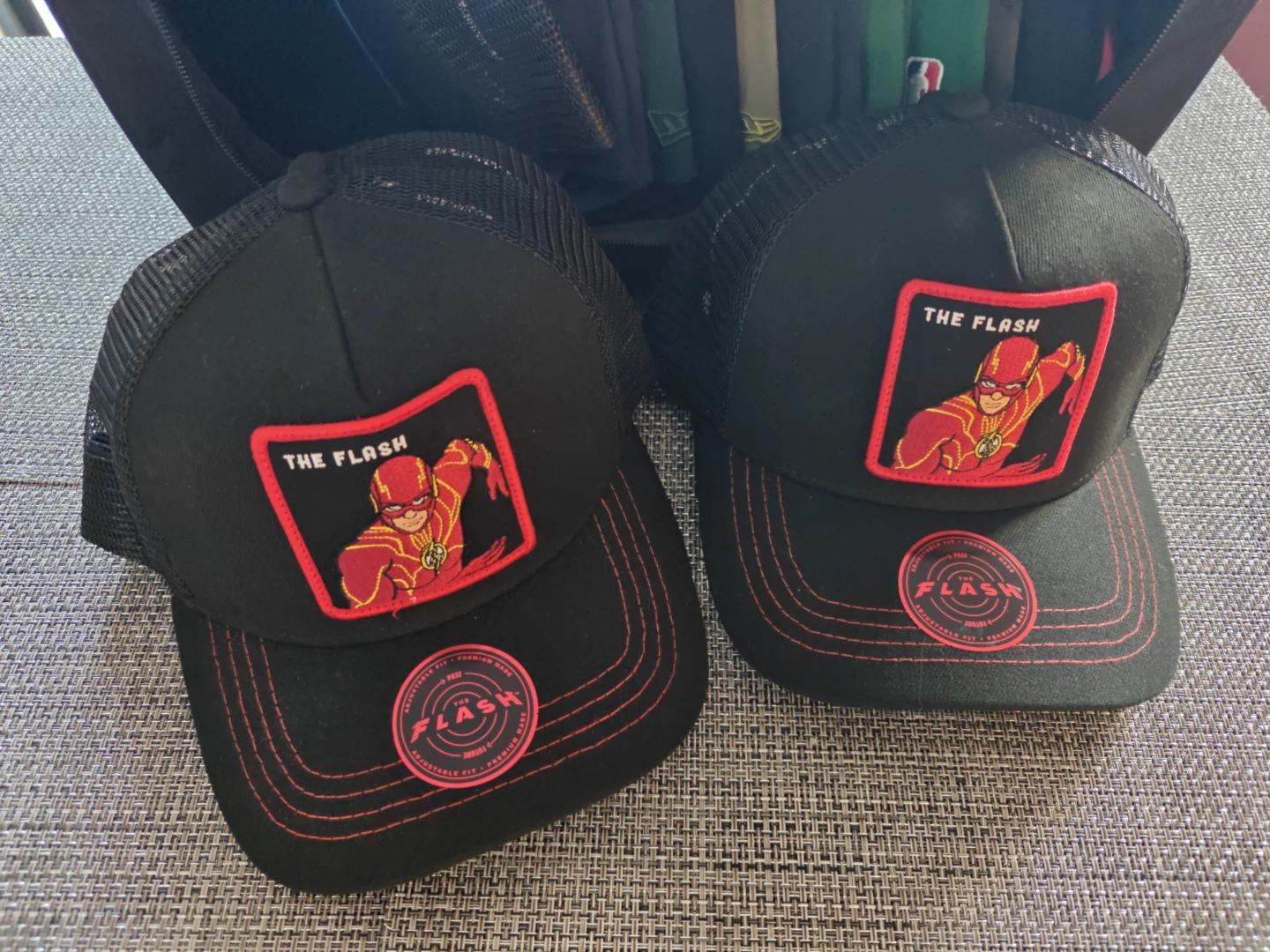 The Flash Trucker Hats - Black and Red - photo 2