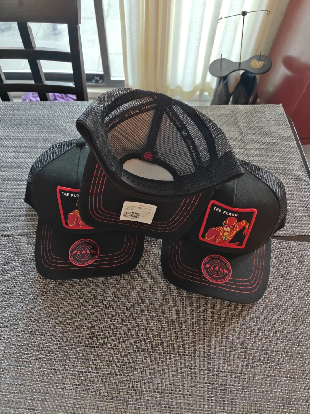 The Flash Trucker Hats - Black and Red - photo 4