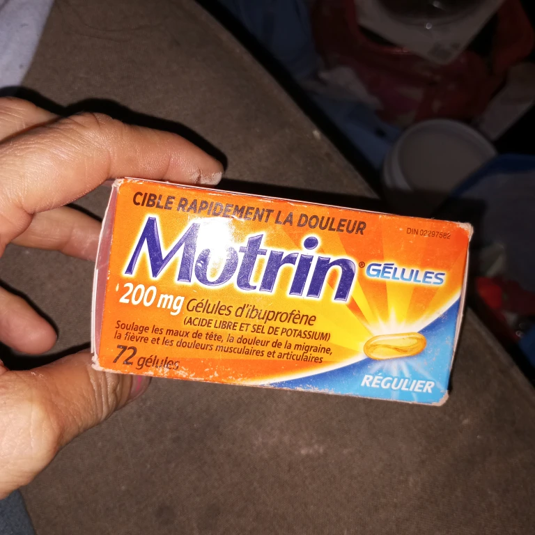 Motrin Gelules 200mg Ibuprofen Pain Relief 🌱