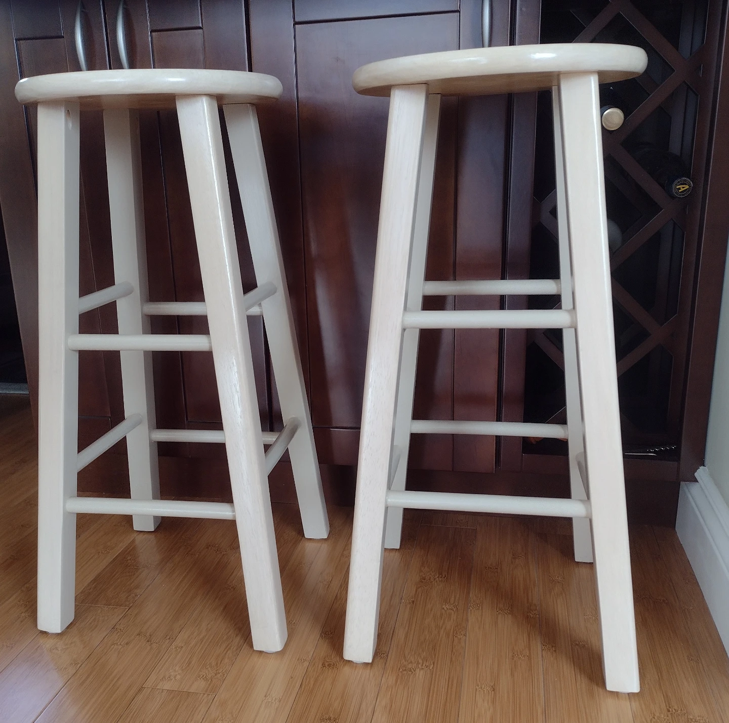 Wooden Bar Stools set of 2