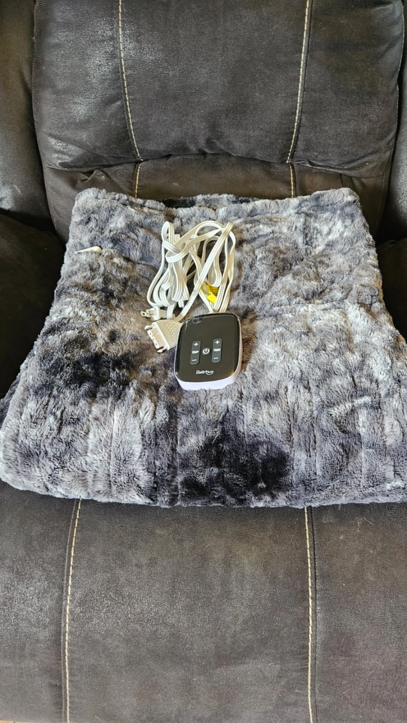 Soft Comfort Heated Blanket 50"x60" - Grey