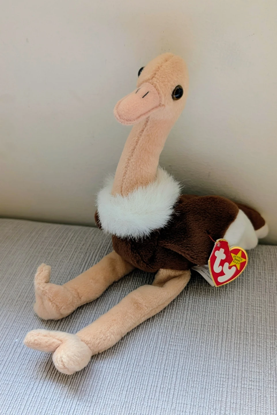 Ty Beanie Baby "Stretch" Ostrich