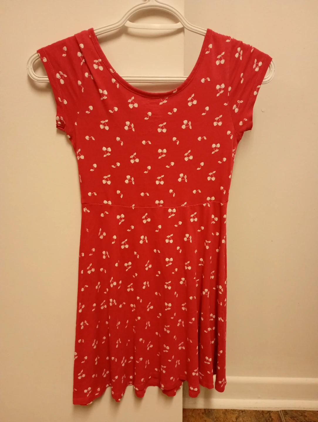 George Girls' Red Cherry Print Dress M/M (7-8) - photo 3