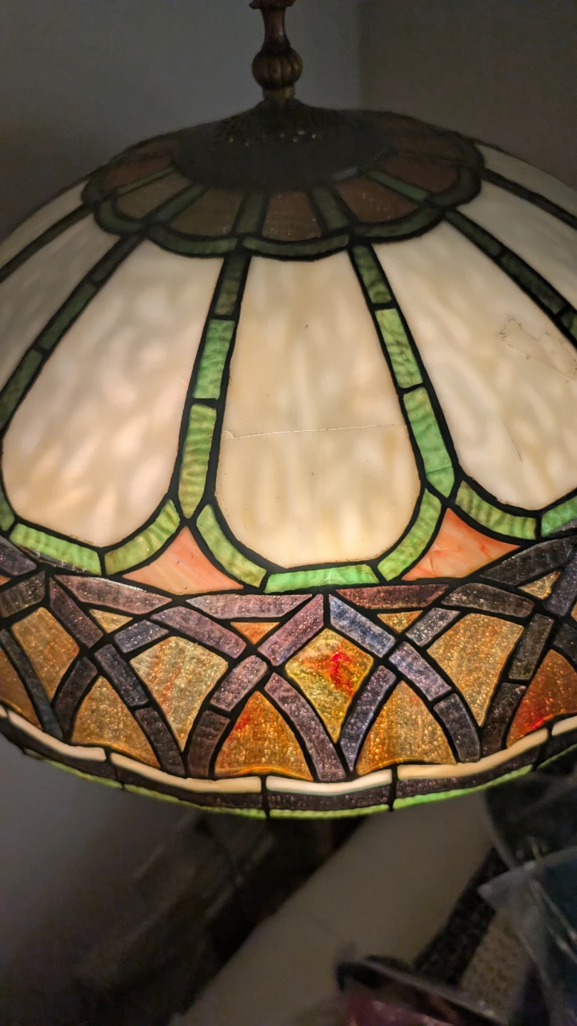 Tiffany Style Stained Glass Floor Lamp - photo 5