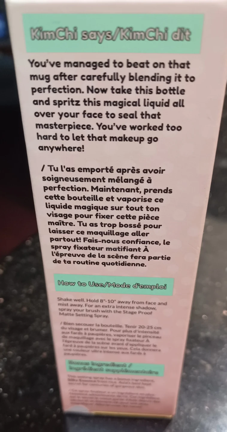 KimChi Chic Stage Proof Matte Setting Spray - photo 3