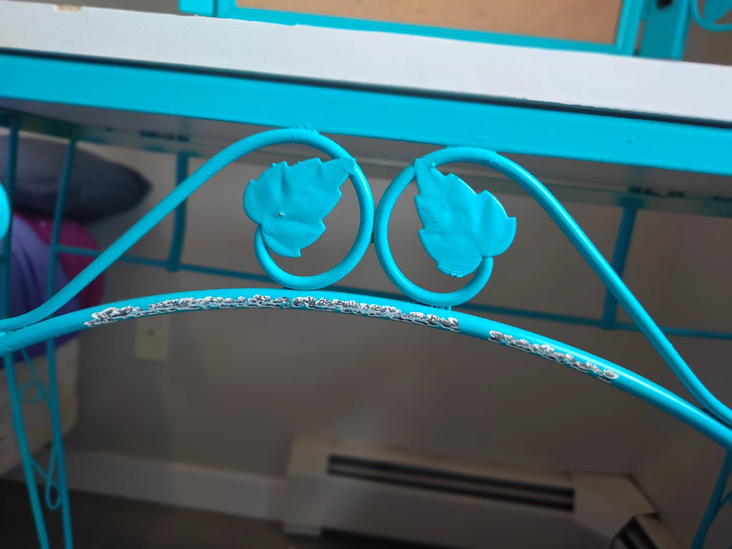 Ornate Vanity Desk with Cushioned Chair - photo 5