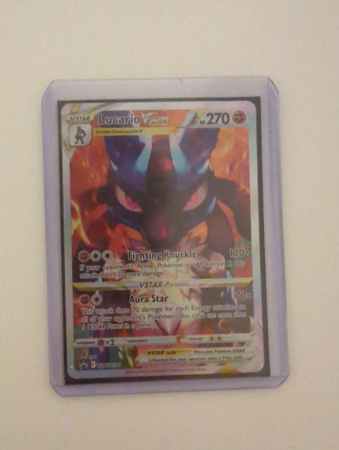 Pokemon TCG Lucario VSTAR Card