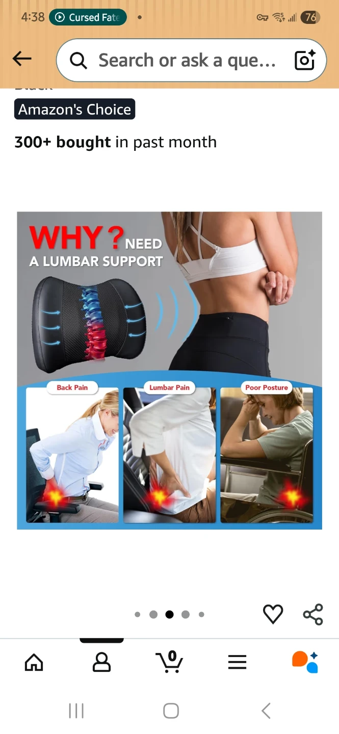 Lumbar support pillow - photo 3