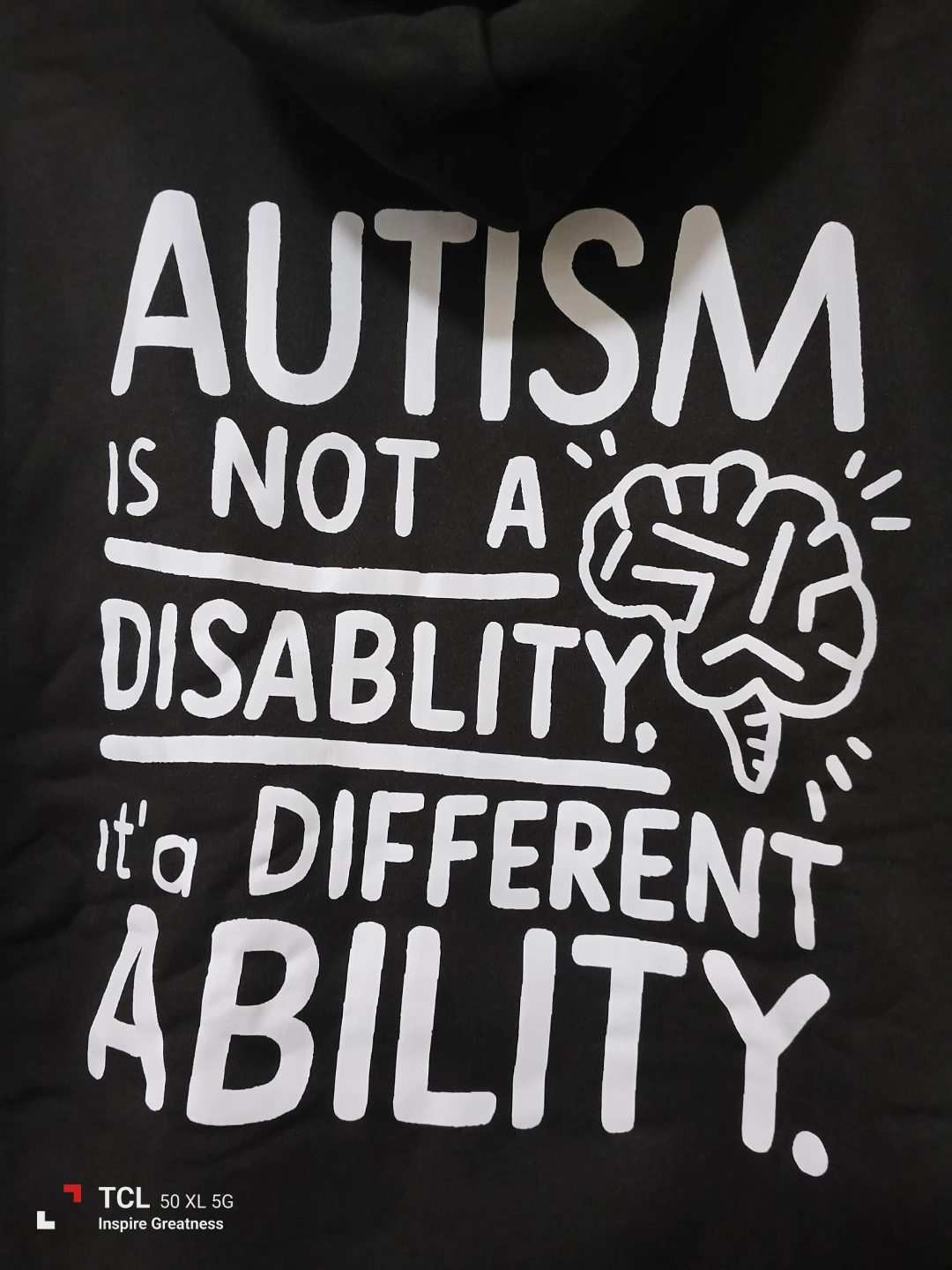 New!!! Black Autism Awareness Zip-Up Hoodie - photo 5