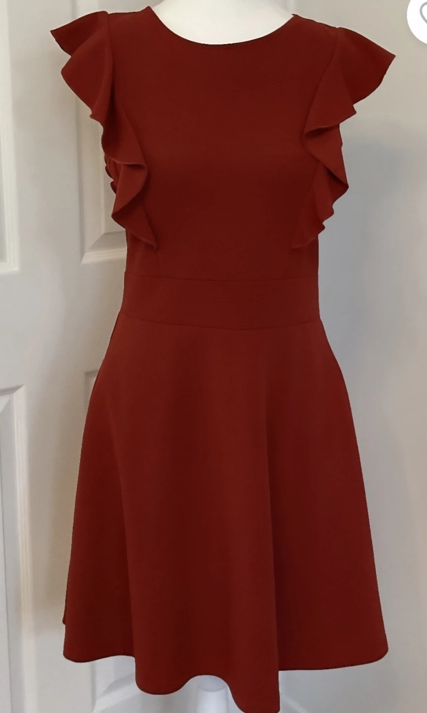 iHot Women's Ruffle Sleeve Bodycon Cocktail Party Dress Size 2XL