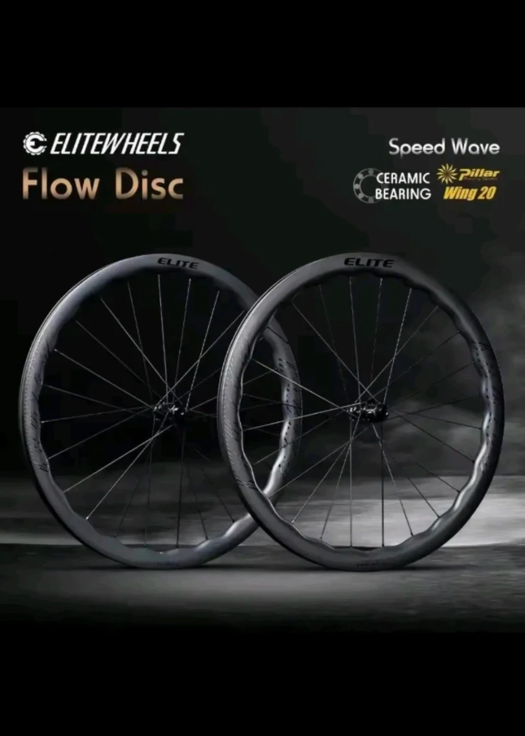 EliteWheels Flow Disc Road Wheelset 700C