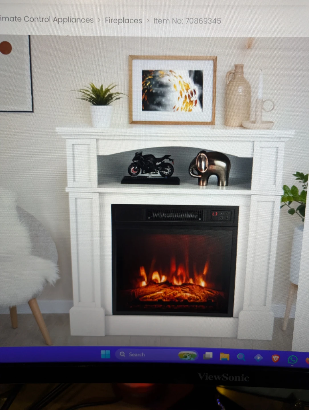 Costway  Fireplace